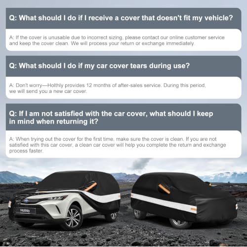 10 Layers SUV Car Cover Custom Fit for Toyota Venza