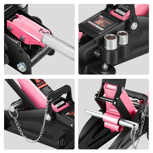 Floor Jack with Socket and Lock