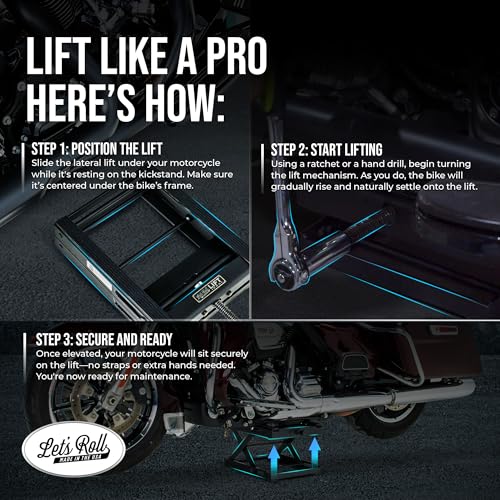 Let's Roll Standard Motorcycle Lift Jack