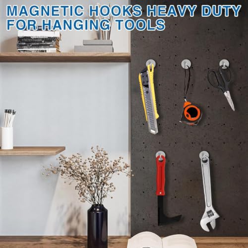 Magnetic Hooks Heavy Duty (6 Count)
