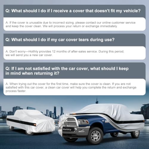 10 Layers Truck Cover Waterproof All Weather Custom Fit Dodge Ram 2500 3500