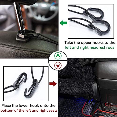 Pet Barrier Dog Car Net Barrier with Auto Safety Mesh Organizer Baby Stretchable Storage Bag Universal for Cars
