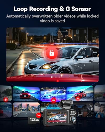 F17 Elite 4K Dash Cam 3 Channel