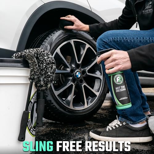 Wet Tire Dressing Spray (16 Fl Oz)