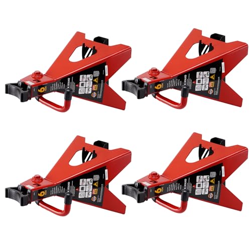 4 Packs Jack Stand Holder Wall Mount Organizer Bracket Rack Fits 4 & 5 & 6 Ton Jack Stands (4 Count)