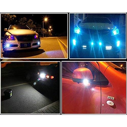 10Pcs 18mm 12V Eagle Eye LED Car Fog DRL Daytime Running Light Backup Reverse Tail Rock Lights Small bulb (10 Count)