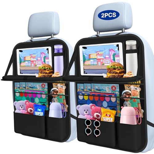 Car Backseat Organizer with Table Tray (2 Count)