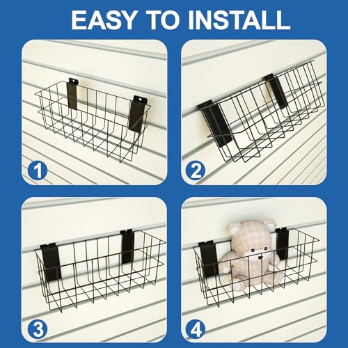 29 PCS Slatwall Accessories Kit for Garage Rooms Shops Storage