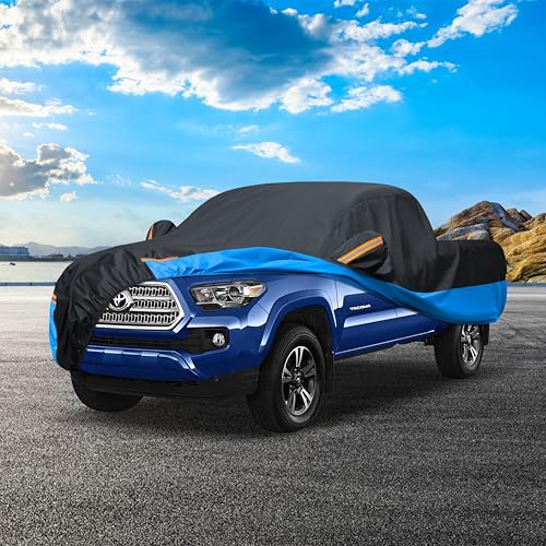 Car Cover Waterproof All Weather Outdoor Windproof Dustproof UV Protection Fit Tuck Cover M