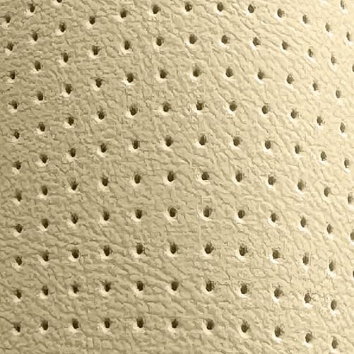 D Shaped Nappa Leather Steering Wheel Cover 14.5In