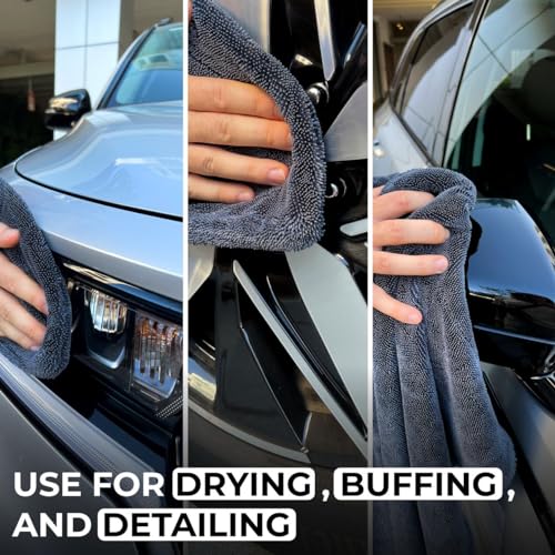 Premium Large Car Drying Towel 20"x26"