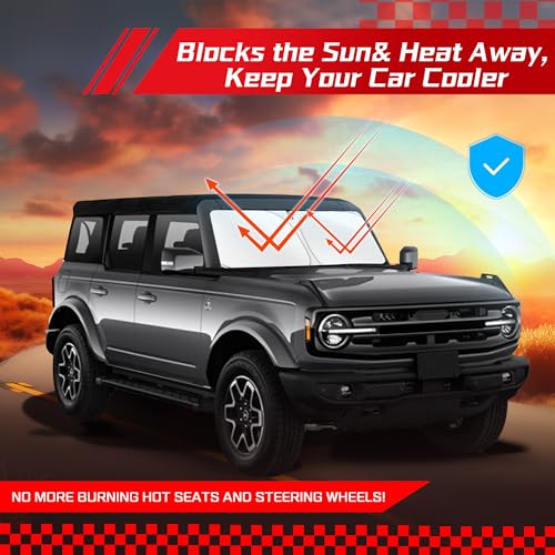 Windshield Sun Shade for Ford Bronco Sport 2021
