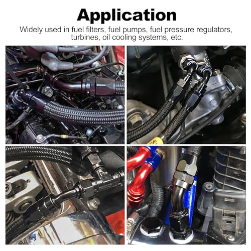 12AN 90 Degree One Piece Full Flow Hose End Fitting Swivel for CPE Braided Hose