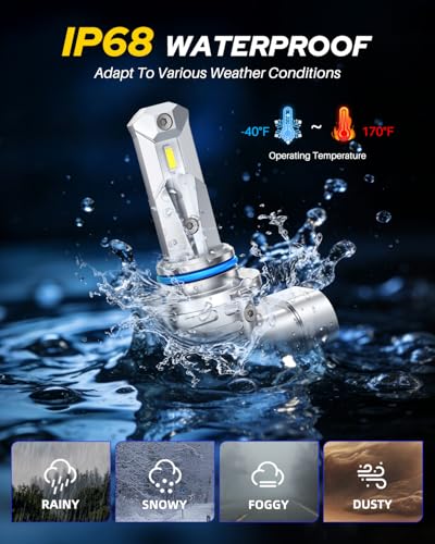 9005 HB3 LED Light Bulbs (2 Count)