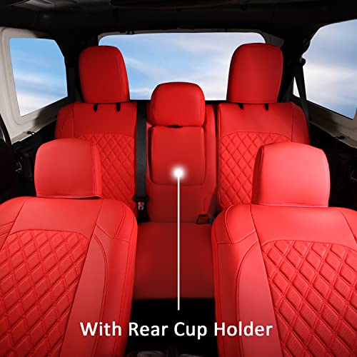 Wrangler JL Seat Covers Custom Fit for Jeep Wrangler (4 Count)