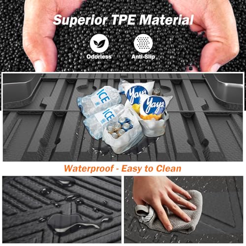 Floor Mats Bed Mat Set for 2017 (4 Count)