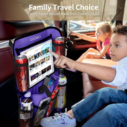 Car Backseat Organizer with Touch Screen Tablet Holder (22.9281 Ounce)