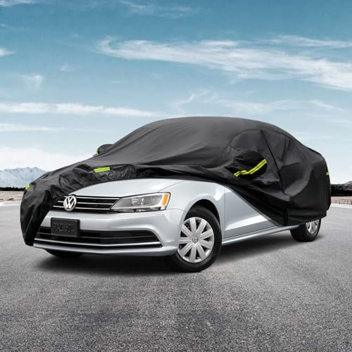 7 Layers Car Cover Custom Fit Volkswagen Jetta from 2005 to 2025
