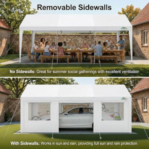 Carport Canopy 12x20 Heavy Duty Portable Garage