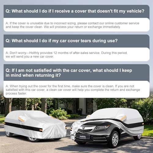 10 Layers SUV Car Cover Custom Fit for Acura MDX