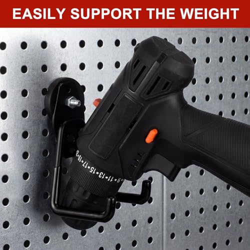 6 Pcs Large Magnetic Hooks Heavy Duty Garage Magnet Hooks Strong Storage Utility Magnetic Hangers with Anti Slip Rubber Coating for Indoor and Outdoor Hanging (6 Count)
