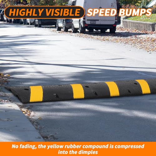 6 Ft Rubber Speed Bump (2 Count)