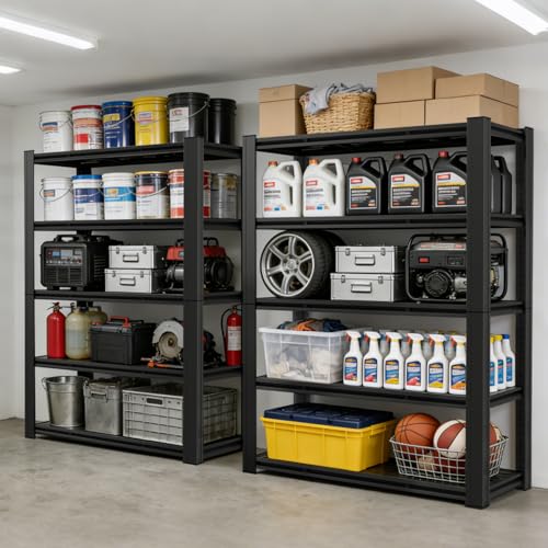 5 Tier Heavy Duty Garage Shelving
