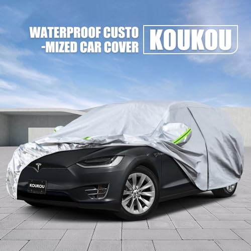 SUV Car Cover Custom Fit Tesla Model X from 2015 to 2025
