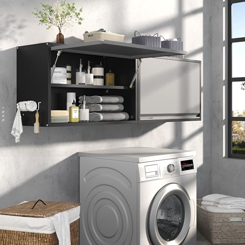 Metal Wall Cabinet with Adjustable Shelves