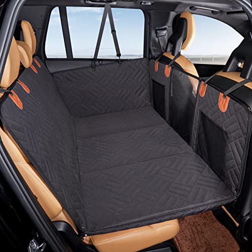 Hard Bottom Dog Car Seat Cover for Back Seat