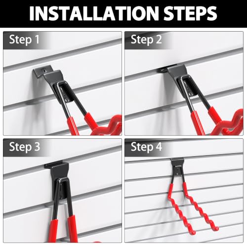 Slatwall Hooks 10 Pack Heavy Duty Multi Sizes (10 Count)