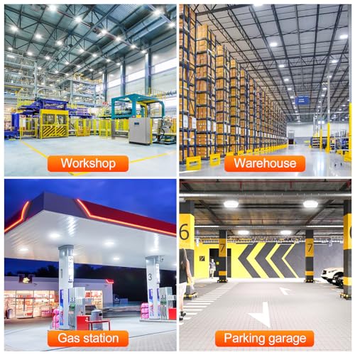 8Pack LED Canopy Light with Photocell 60W