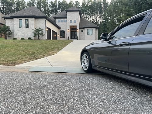 Gray Color Driveway Curb Ramps (3 Count)