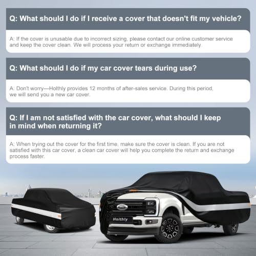 10 Layers Truck Cover Waterproof All Weather Custom Fit Ford F