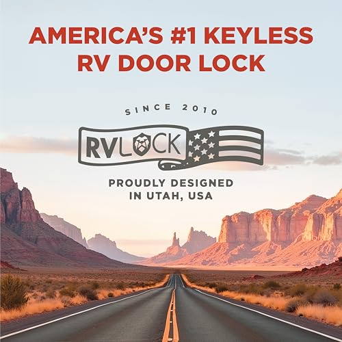 V4 Keyless Entry RV Door Lock with Premium Keypad & Full Metal