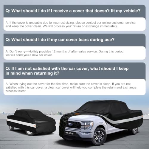 10 Layers Truck Cover Waterproof All Weather Custom Fit Ford F