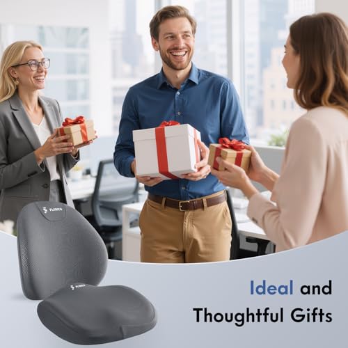 Seat Cushion and Lumbar Support Pillow for Office Chair Car