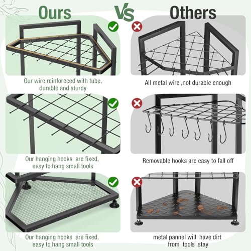 Garden Tool Organizer for Corner