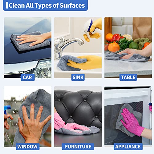 Microfiber Cleaning Cloth (8 Count)