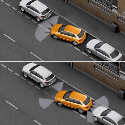 Car Parking Sensors Kit Reverse Radar parktronic System Auto Electronics Vehicle Back Assistant Reverse 8 Sensor (8 Count)