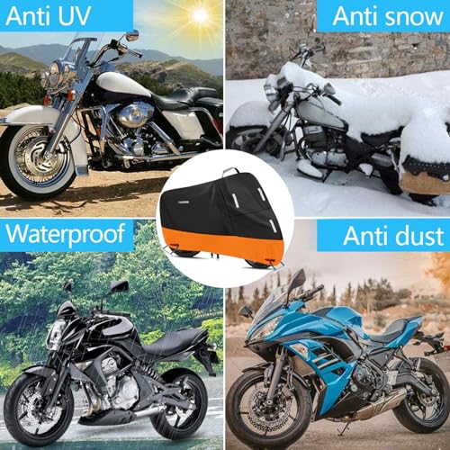 Motorcycle Covers Waterproof Outdoor Storage All Season UV