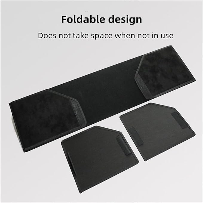 Folding Car Trunk Organizer Compatible For Tesla Model 3 X S Y Leather Big Capacity Storage Box Detachable Partition Car Trunk Storage