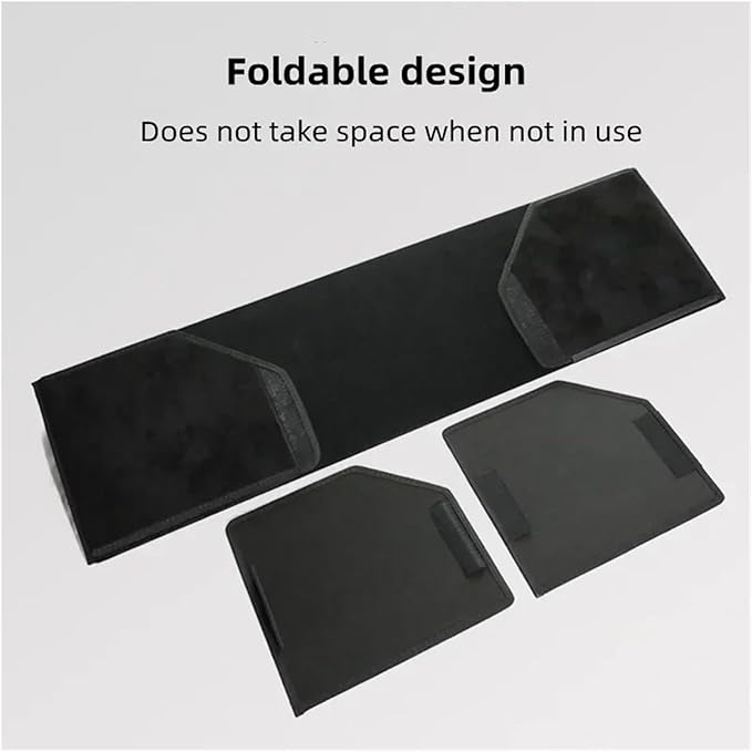 Folding Car Trunk Organizer Compatible For Tesla Model 3 X S Y Leather Big Capacity Storage Box Detachable Partition Car Trunk Storage