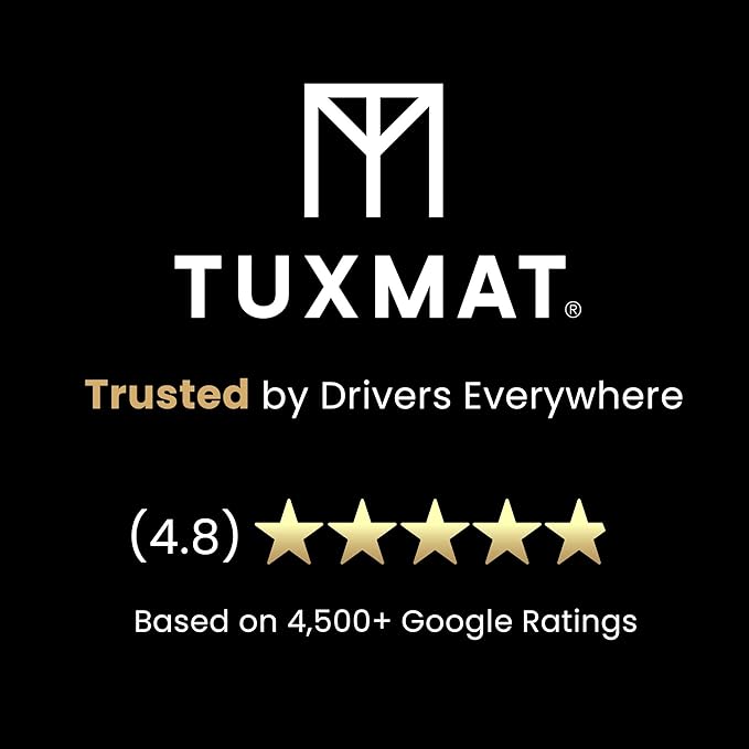 TuxMat - for Tesla Model Y 5-Seater 2026 Models - Custom Car Mats - Maximum Coverage, All Weather, Laser Measured - This Full Set Includes 1st and 2nd Rows