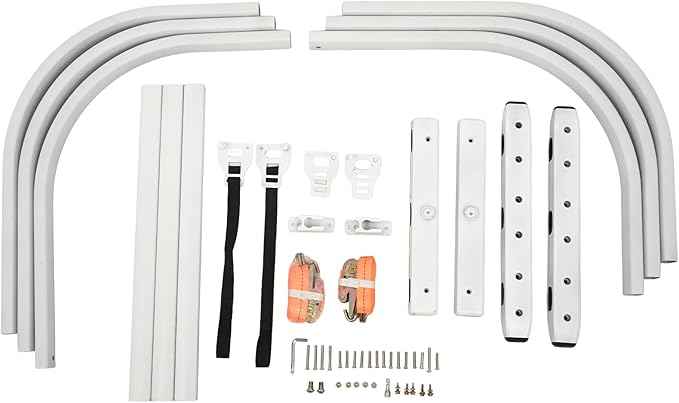 White Aluminium Truck Bed Extender, Pickup Tailgate Expansion, Fit for Ford F150 7+Titan 7+Sierra 3+Ram 1500/2500/3500, Compatible with All Rails, L55-62 x W24 x H18 (Includes Mounting Bracket)