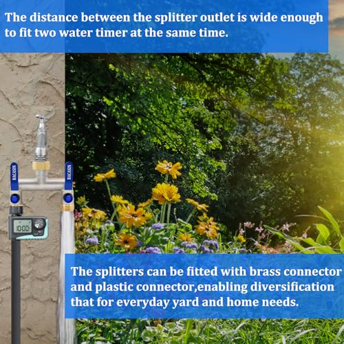 Brass Garden Hose Splitter 2