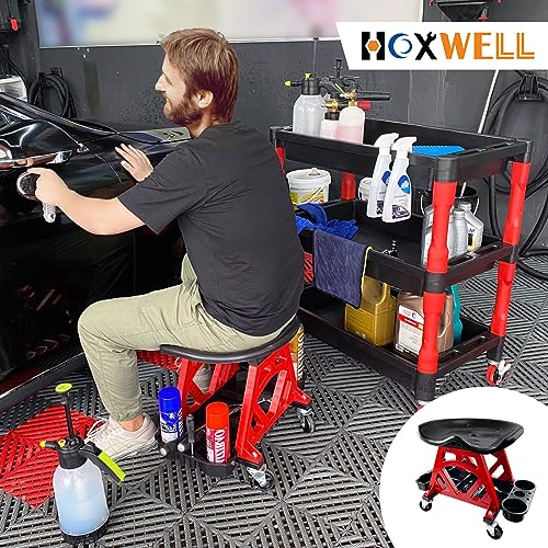 Durable Mechanic Seat with Wheels