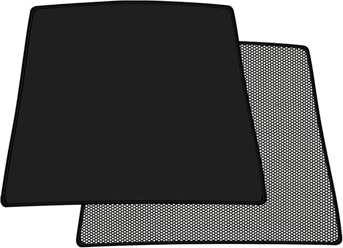 BestEvMod Foldable Roof Sunshade Compatible with 2024 2025 Tesla Cybertruck Accessories Upgraded Heat Reflective Tech Accessories Sunroof Reflective Sun Shade (Roof Sunshade)