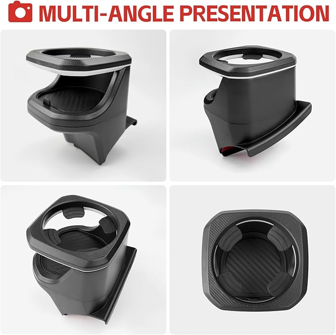 Door Cup Holders Fit for 2018-2024 Jeep Wrangler JL JLU 4XE/Gladiator JT Accessories, Cup Holders for Jeep Gladiator 2020-2024&Jeep Wrangler 2018-2024(Front Row, Right)