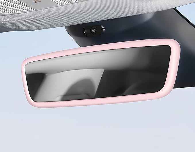 frani Center Console Cover 5Pcs Set for Tesla Model 3 2021-2023 Model Y 2021-2025(Not for My Juniper),Tesla Interior Center Console Cover Decor Accessories Pink